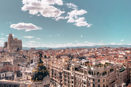 Gran Via Views in Madrid