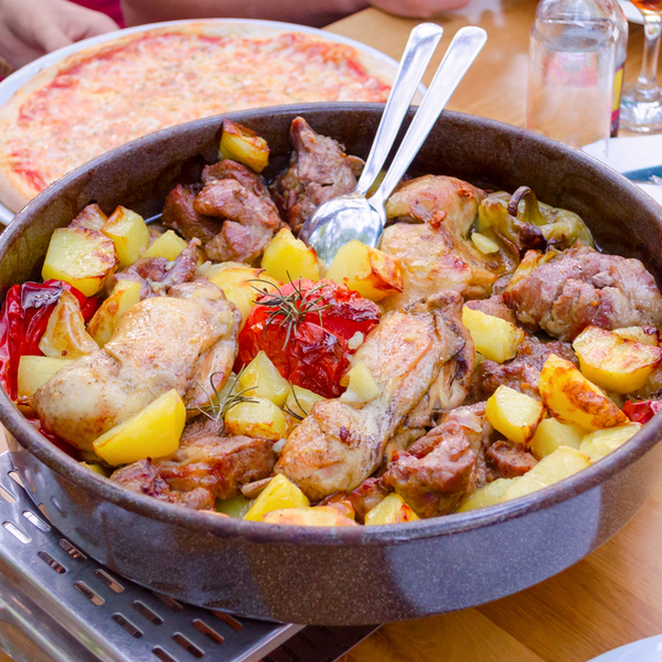 traditional croatian food in split