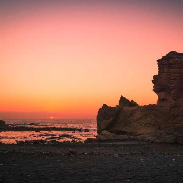 sunset at el golfo