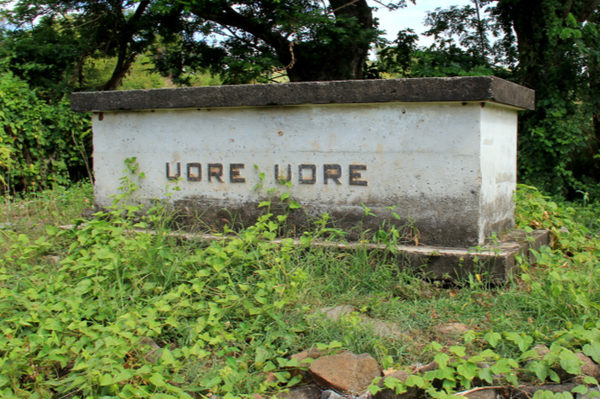 tomb of cannibalism chief Ratu Udre Udre in fiji