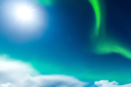 northern lights in Alaska