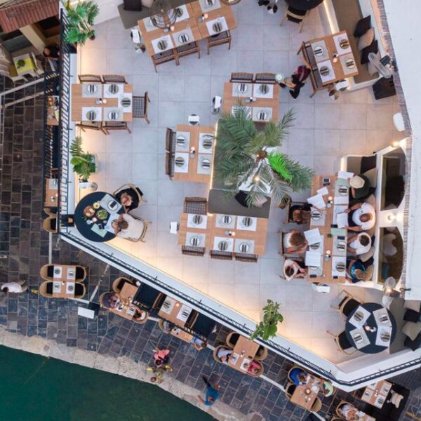 lunch at crete restaurant