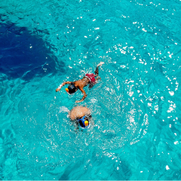 one of the best snorkelling spots in crete