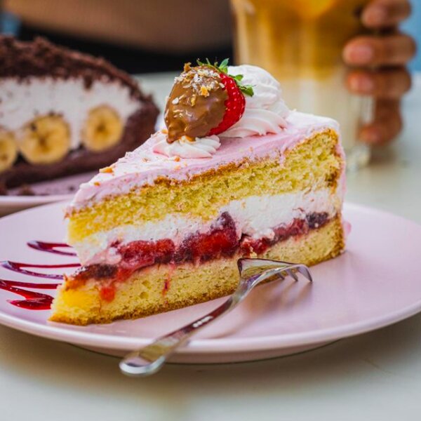 cake for breakfast in krakow