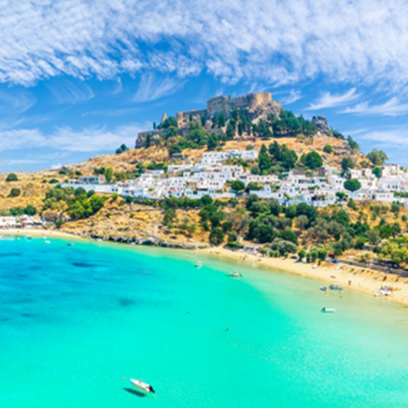 Easter holidays in Rhodes - Rhodes beach view