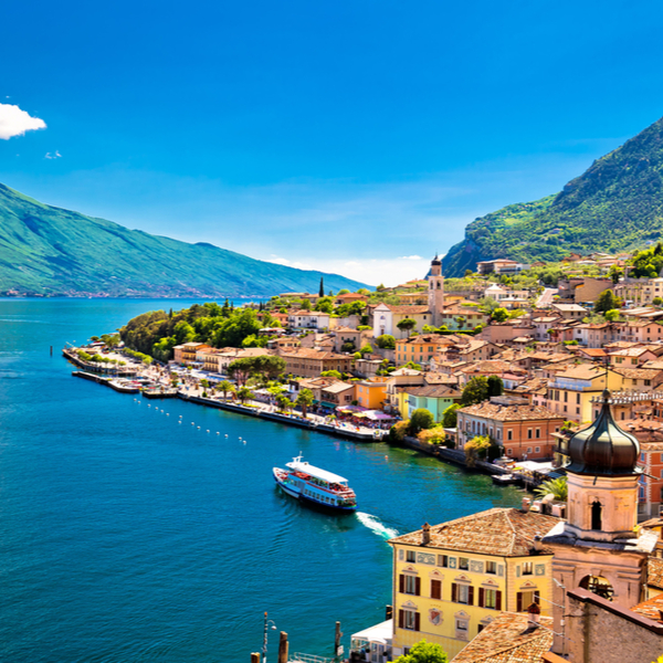view over lake garda