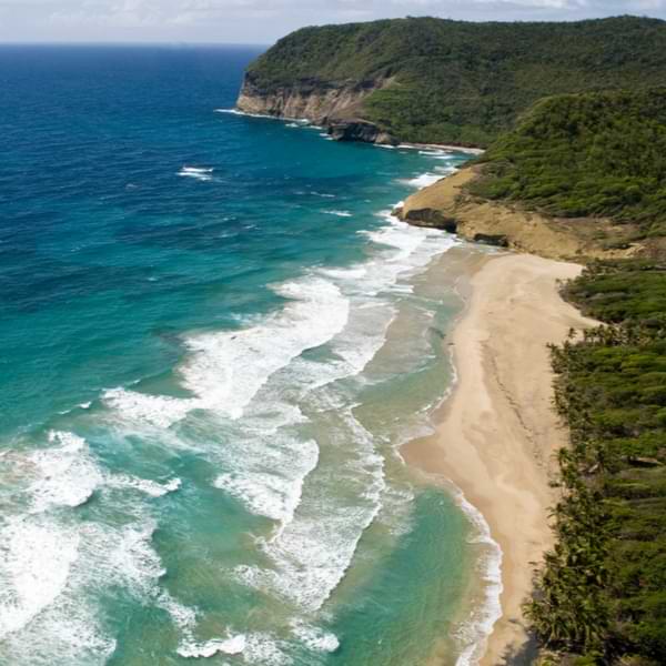 Grande Anse Beach st lucia