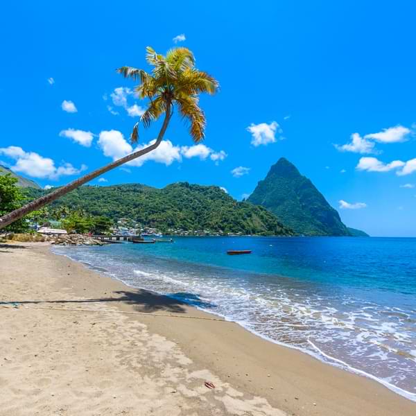 Soufriere beach st lucia