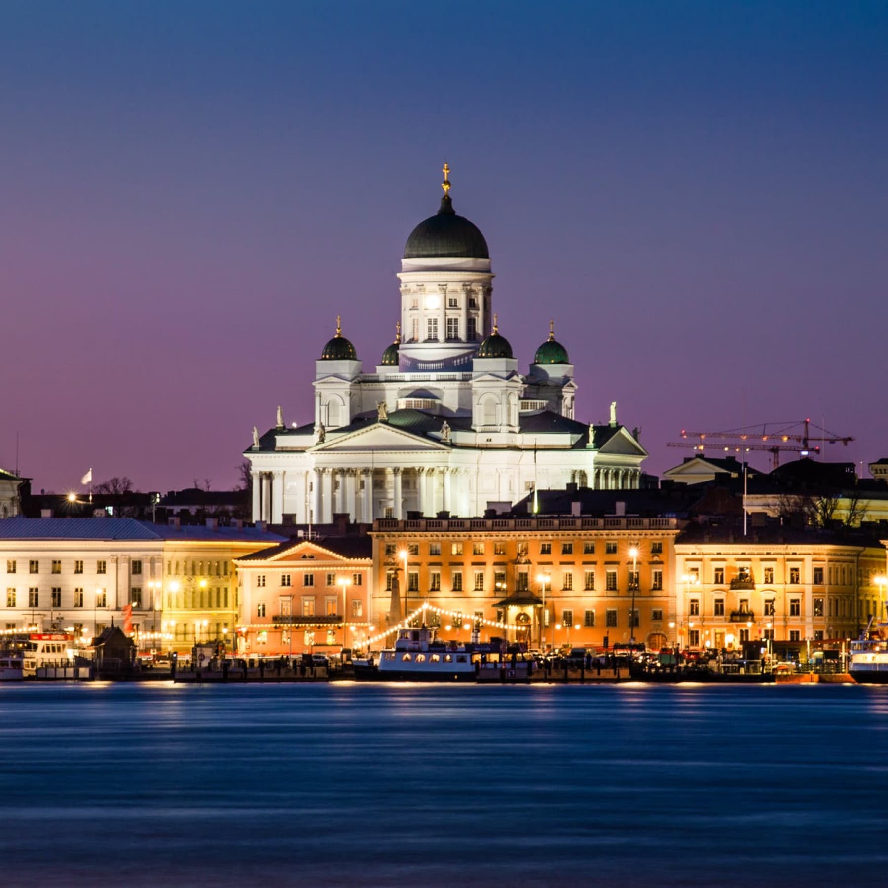 Helsinki by night